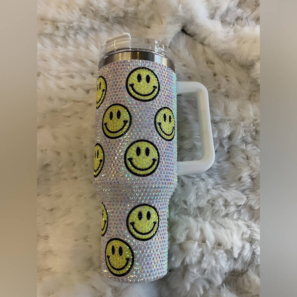 40oz bling tumbler
